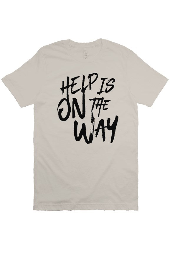 "Help Is On The Way" Short Sleeve T-Shirt (Vintage