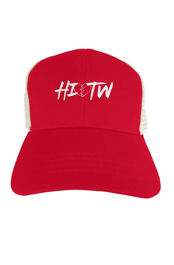 Signed Red HIOTW Broken Heart Trucker Hat