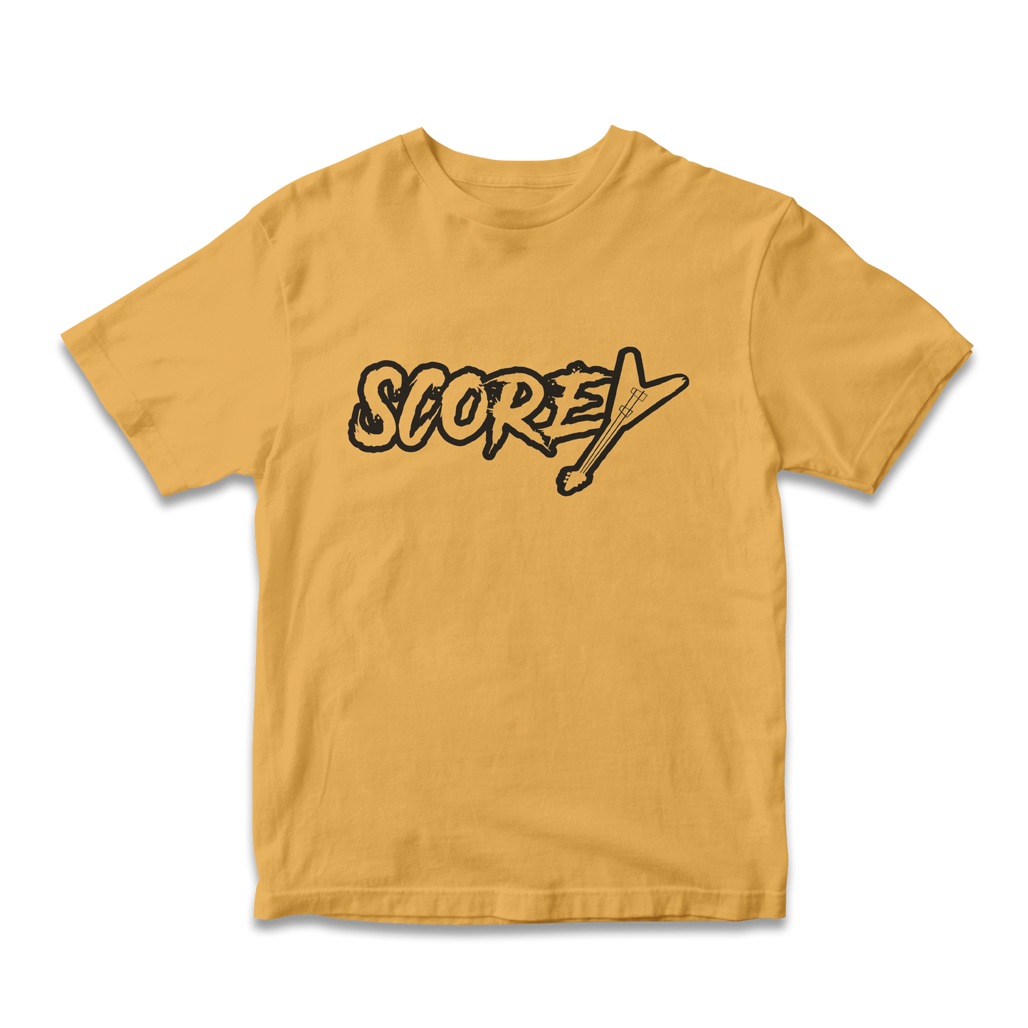Scorey Logo Shirt White/Black Lettering