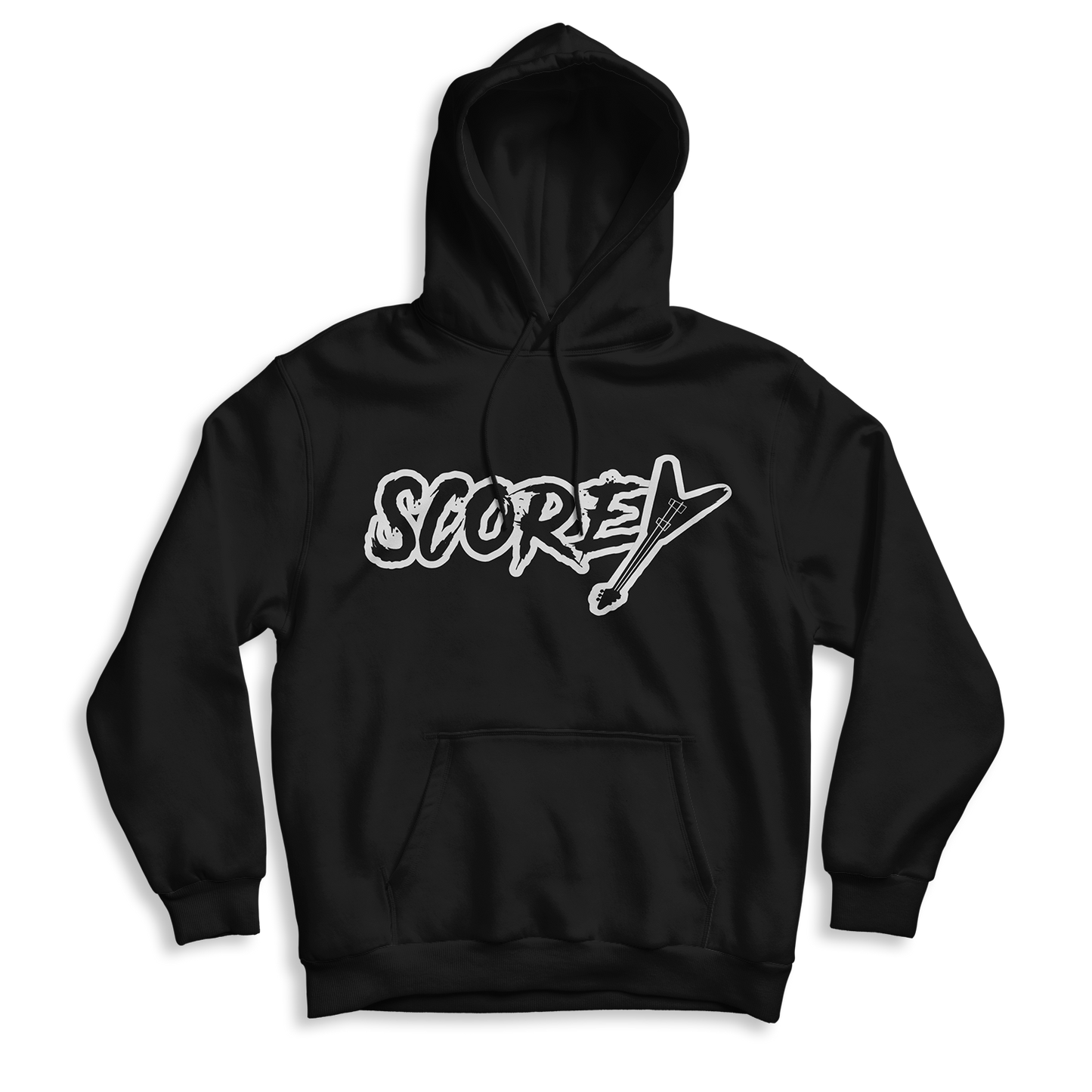 Scorey Logo Pullover Hoodie White Lettering