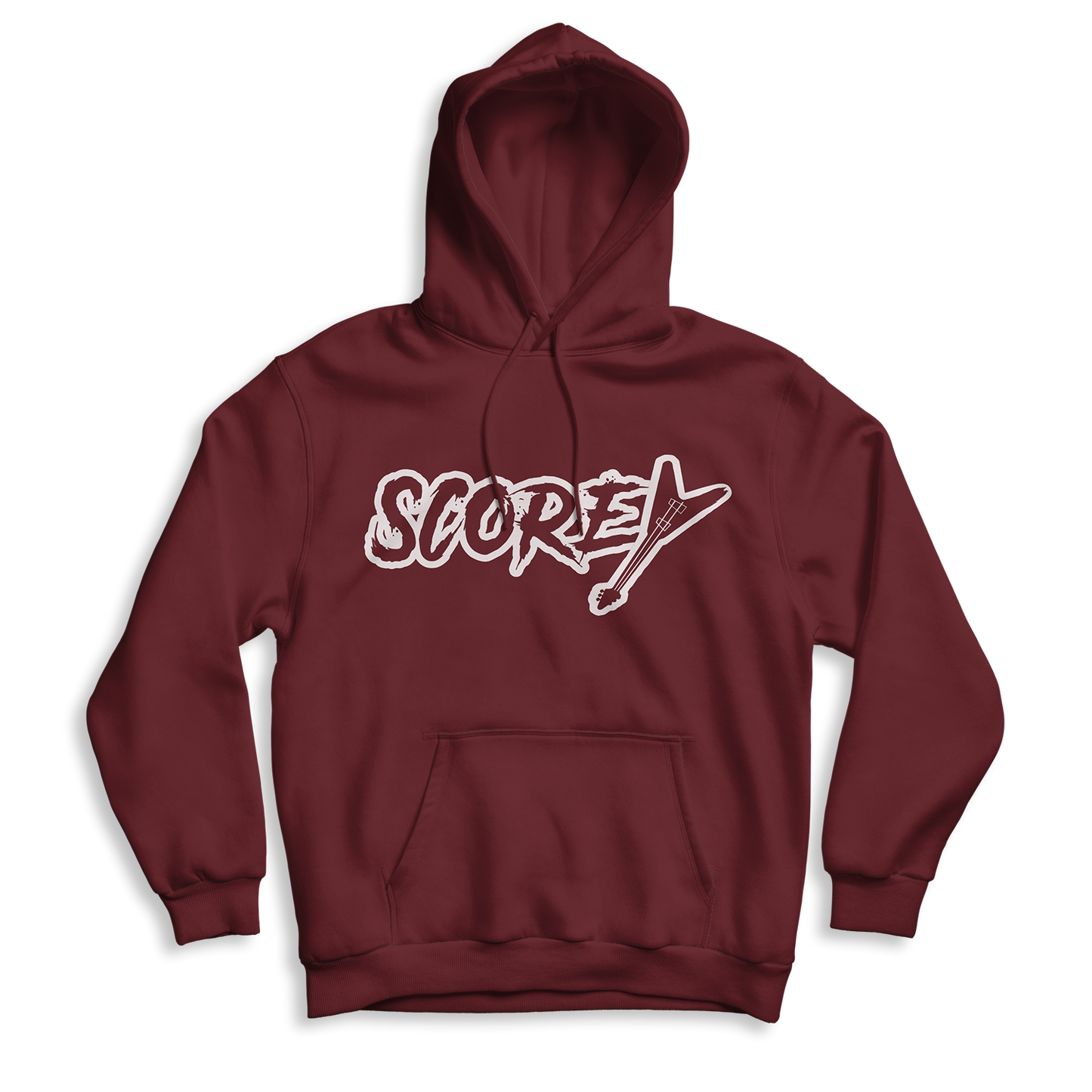 Scorey Logo Pullover Hoodie White Lettering