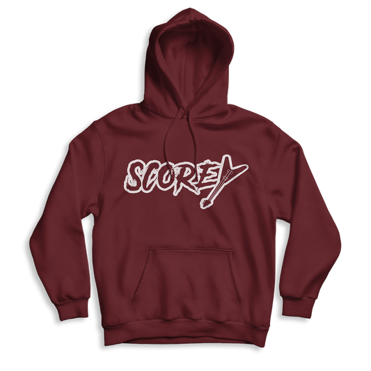 Scorey Logo Pullover Hoodie White Lettering
