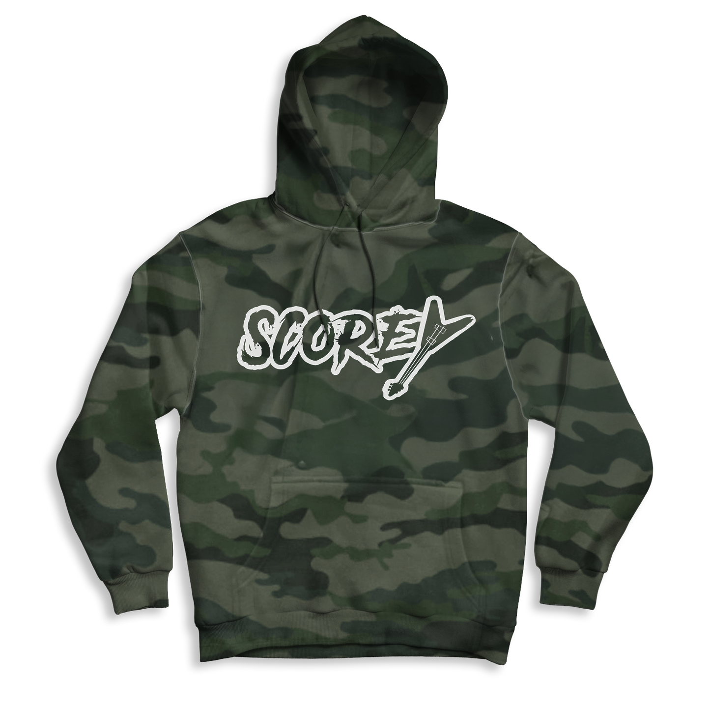 Scorey Logo Pullover Hoodie White Lettering