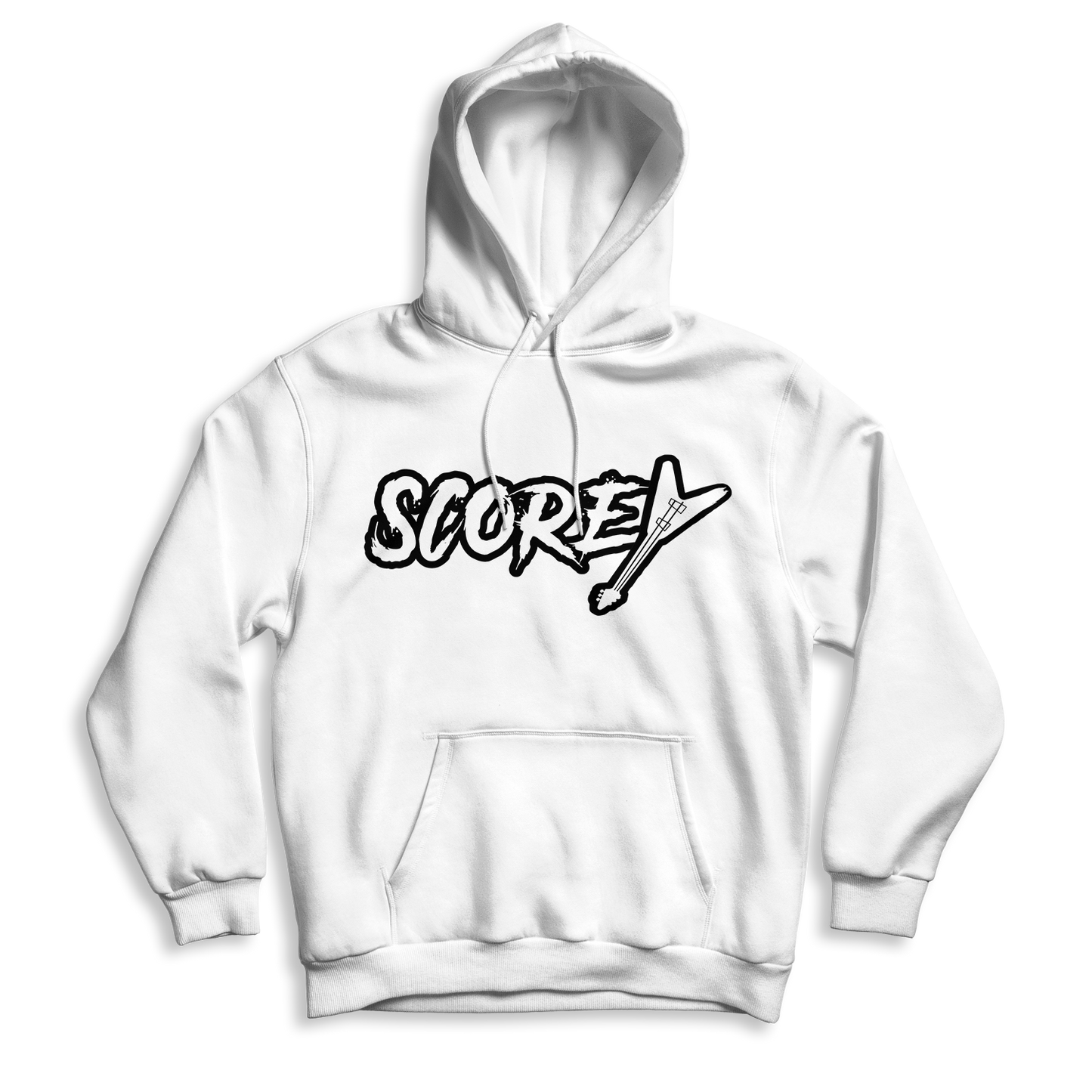 Scorey Logo Pullover Hoodie Black Lettering