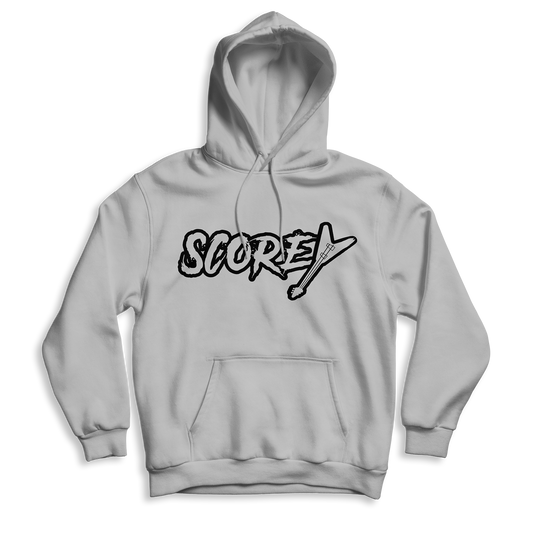 Scorey Logo Pullover Hoodie Black Lettering