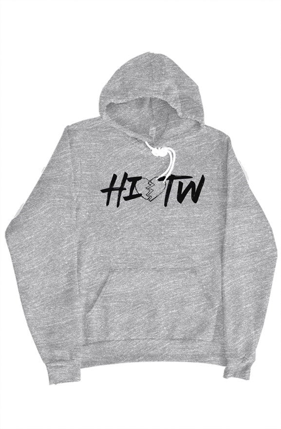 HIOTW Broken Heart Pullover Hoodie - Heather Gray/