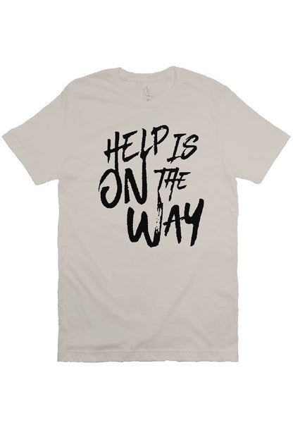 "Help Is On The Way" Short Sleeve T-Shirt (Vintage