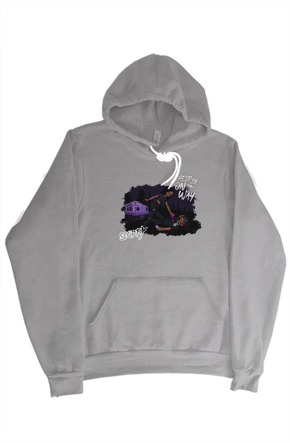 Help Is On The Way - Graphic Hoodie (Storm)