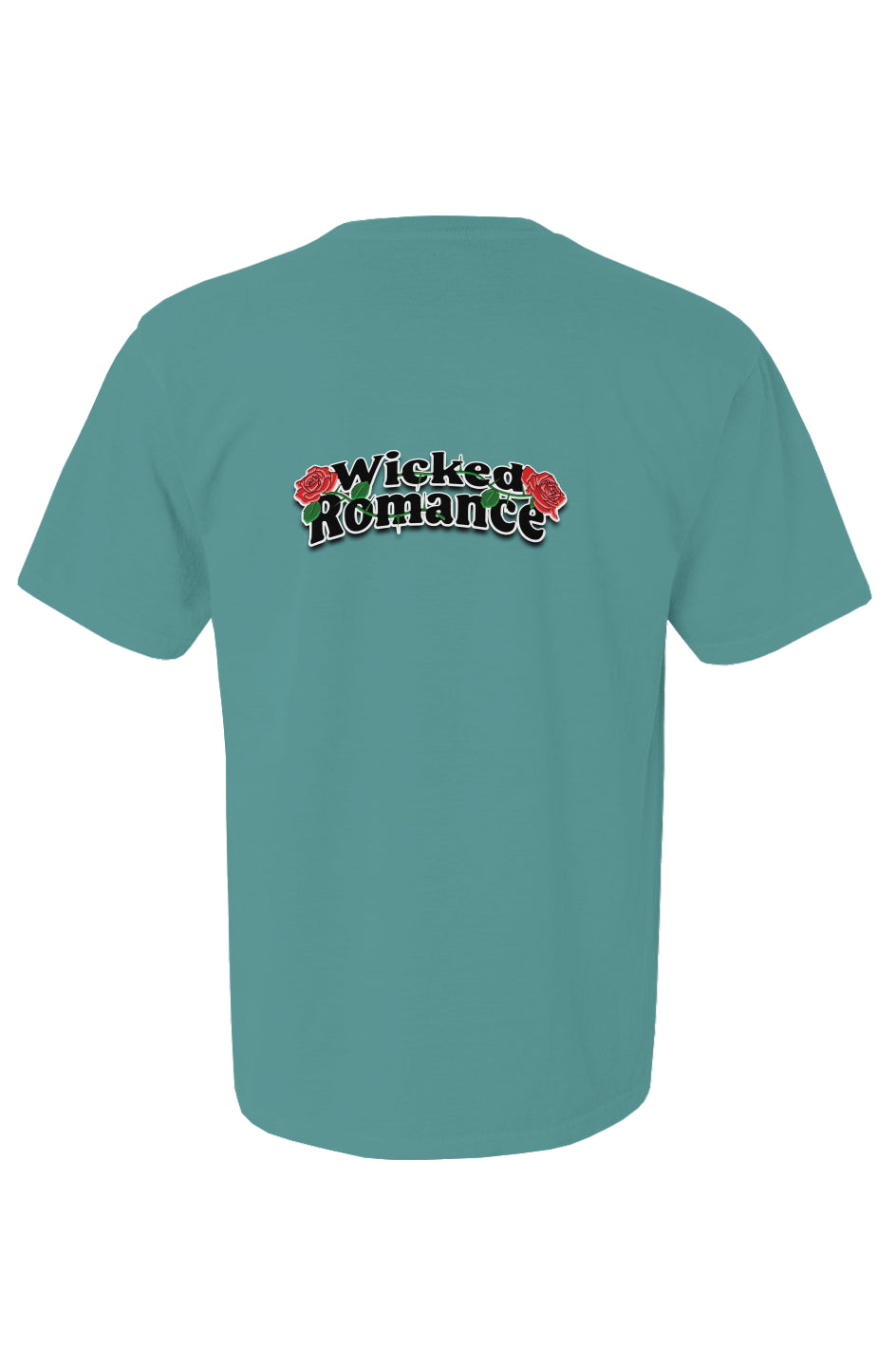 Wicked Romance Cover Art T-Shirt - Seafoam