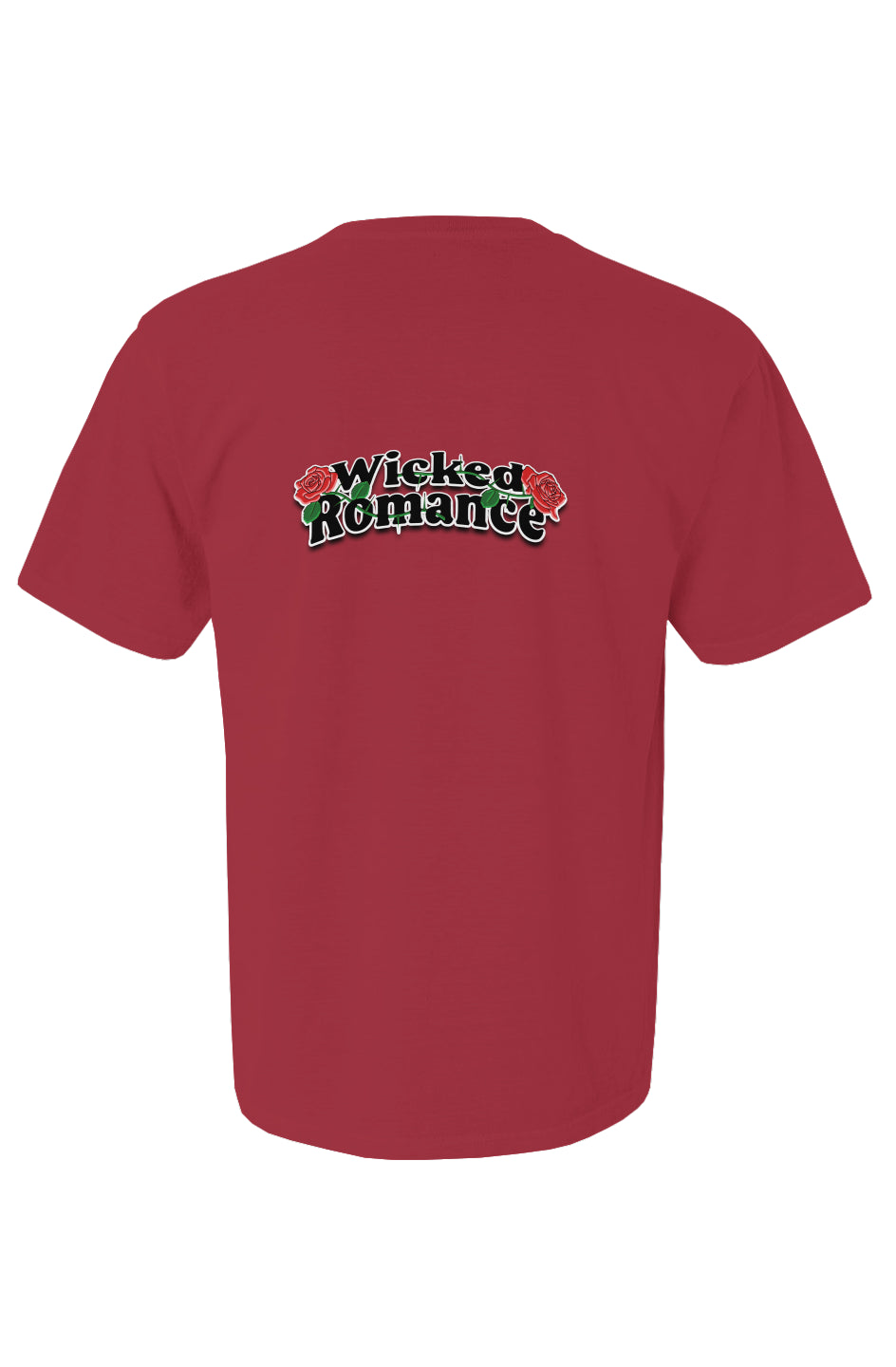 Wicked Romance Cover Art T-Shirt - Brick Red