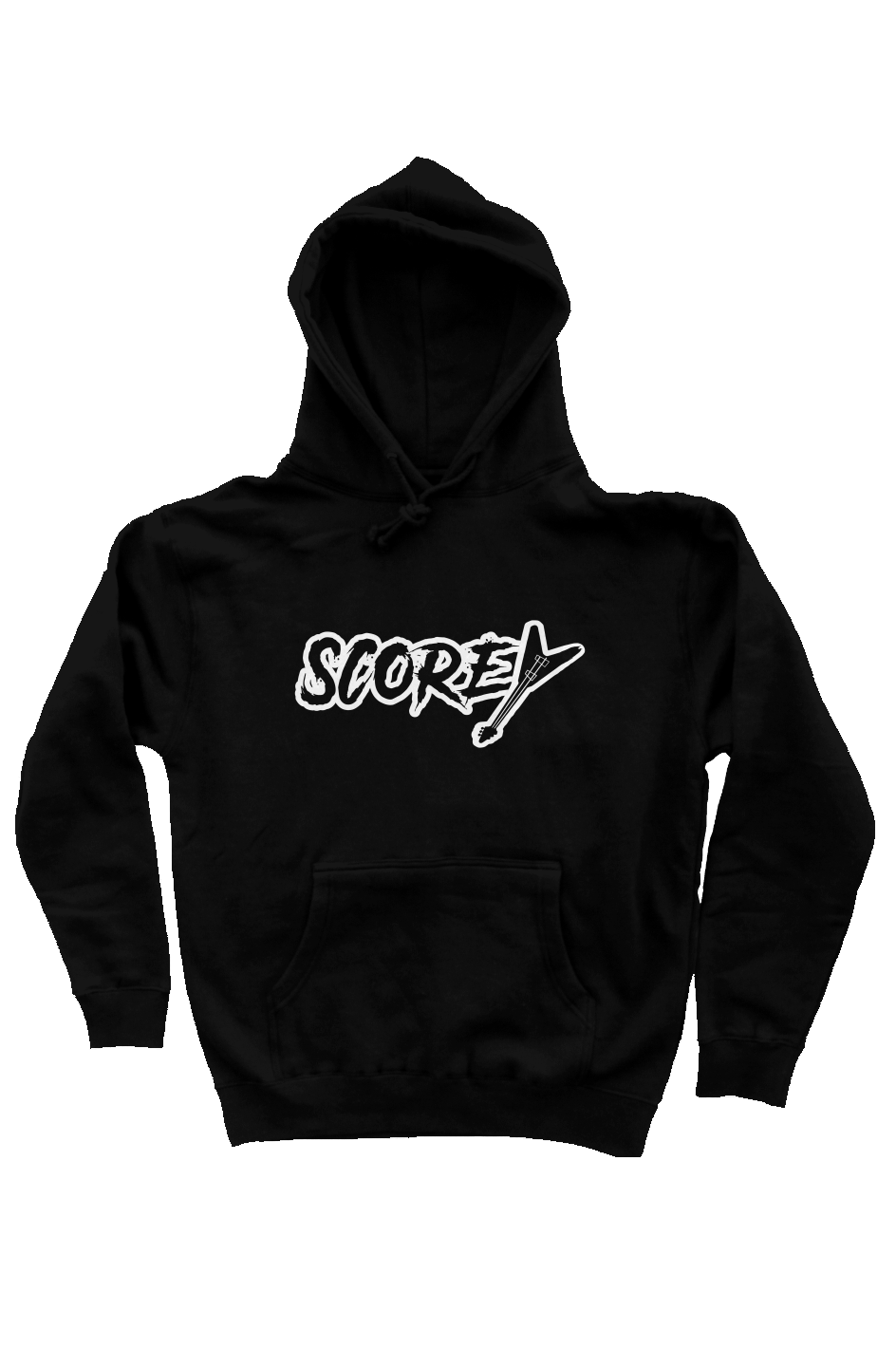 Signed Black Scorey Logo Hoodie