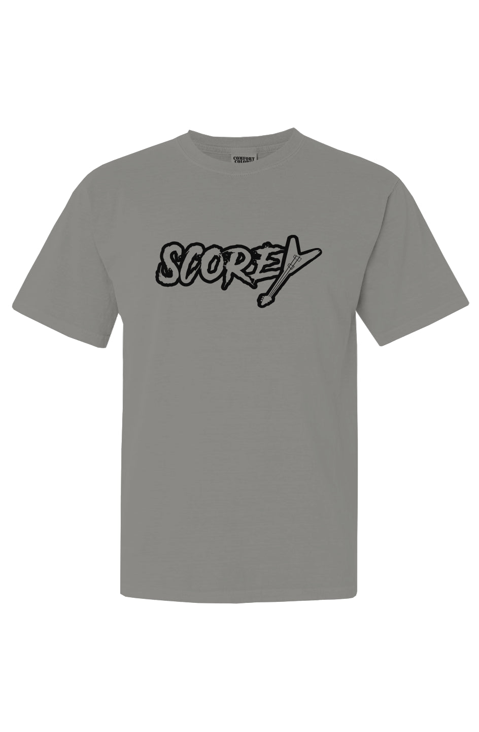 Scorey Logo Shirt Grey/Black Lettering