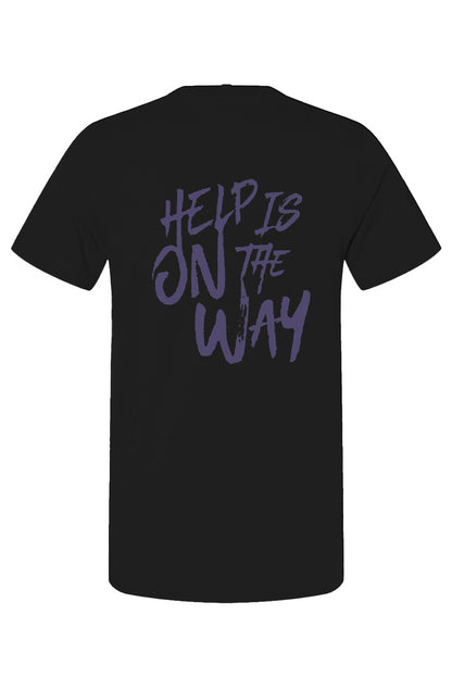 Help is on The Way (HIOTW) double-sided t-shirt