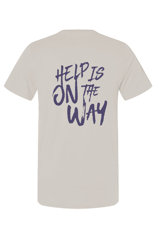 Help is on The Way (HIOTW) double-sided t-shirt