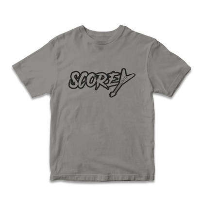 Scorey Logo Shirt White/Black Lettering