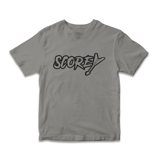 Scorey Logo Shirt White/Black Lettering