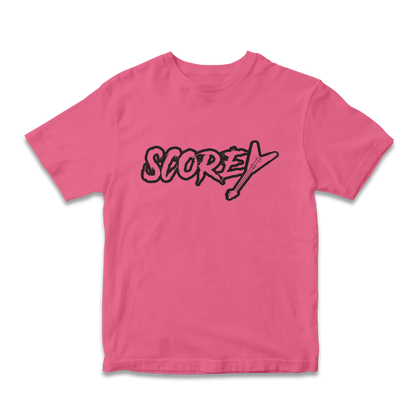 Scorey Logo Shirt White/Black Lettering