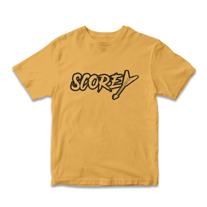 Scorey Logo Shirt White/Black Lettering