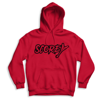 Scorey Logo Pullover Hoodie Black Lettering