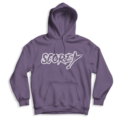 Scorey Logo Pullover Hoodie White Lettering