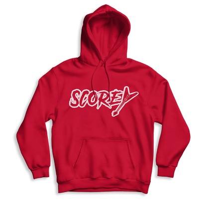 Scorey Logo Pullover Hoodie White Lettering