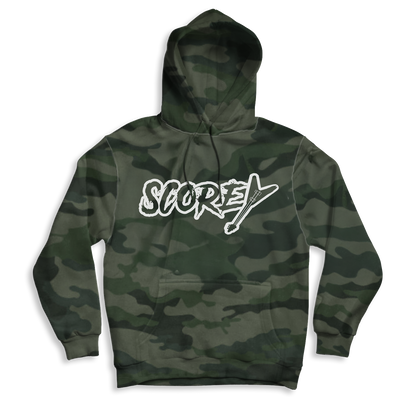 Scorey Logo Pullover Hoodie White Lettering