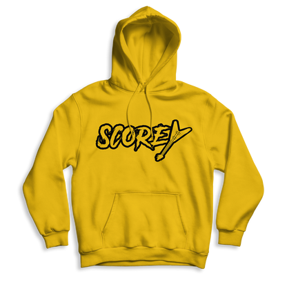 Scorey Logo Pullover Hoodie Black Lettering